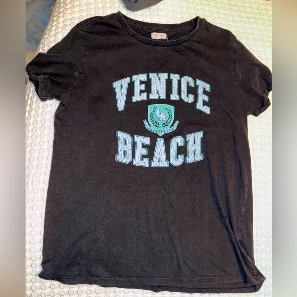 Vintage Venice Beach Printed Tee- Oversized